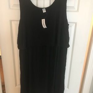 New w/ tags Short black Old Navy nursing dress